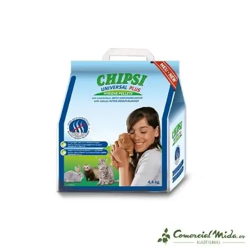 Lecho Higiénico JRS CHIPSI Universal Plus 8 L para Mascotas