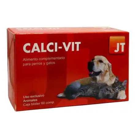 JT Calci Vit Comprimidos para Perros y Gatos