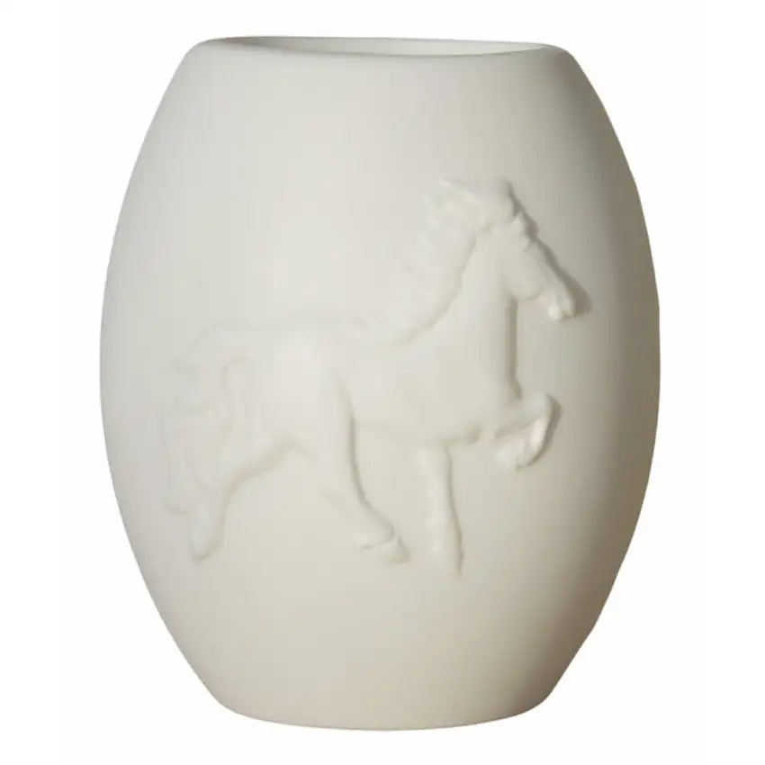 Candelero con caballo islandés