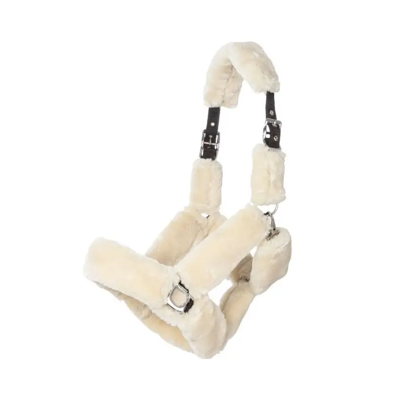 Cabezada de viaje para caballo con Forro polar de peluche