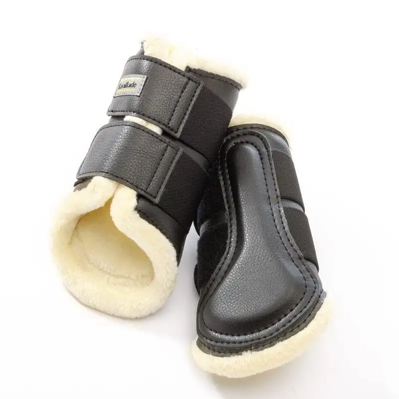 Protectores para caballo de piel sintética