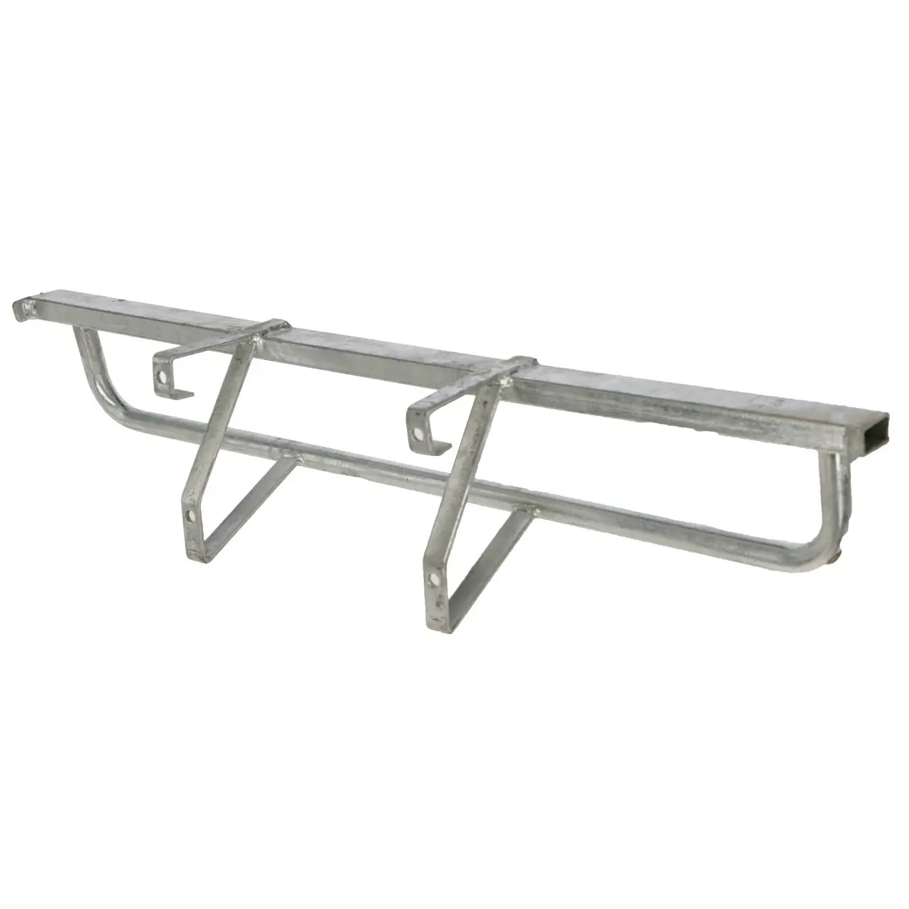 Soporte alimentador largo cincado