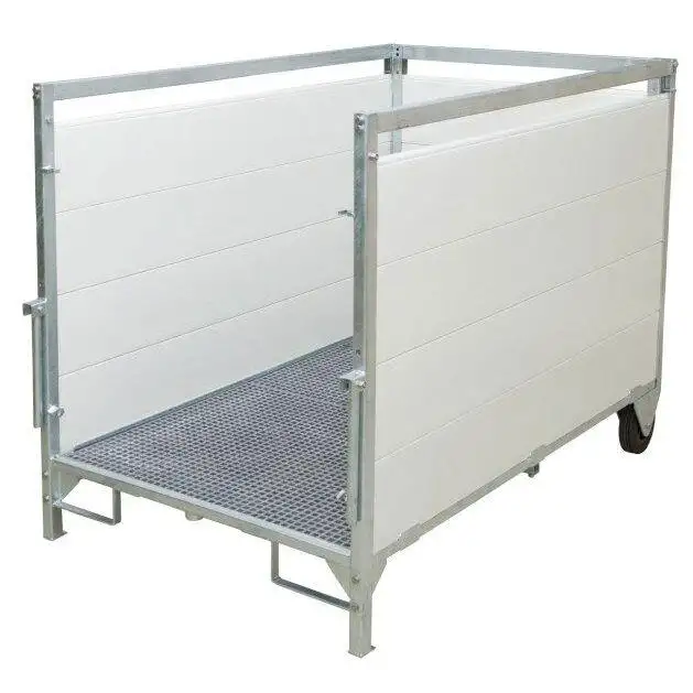 Panel trasero de pvc para box de terneros