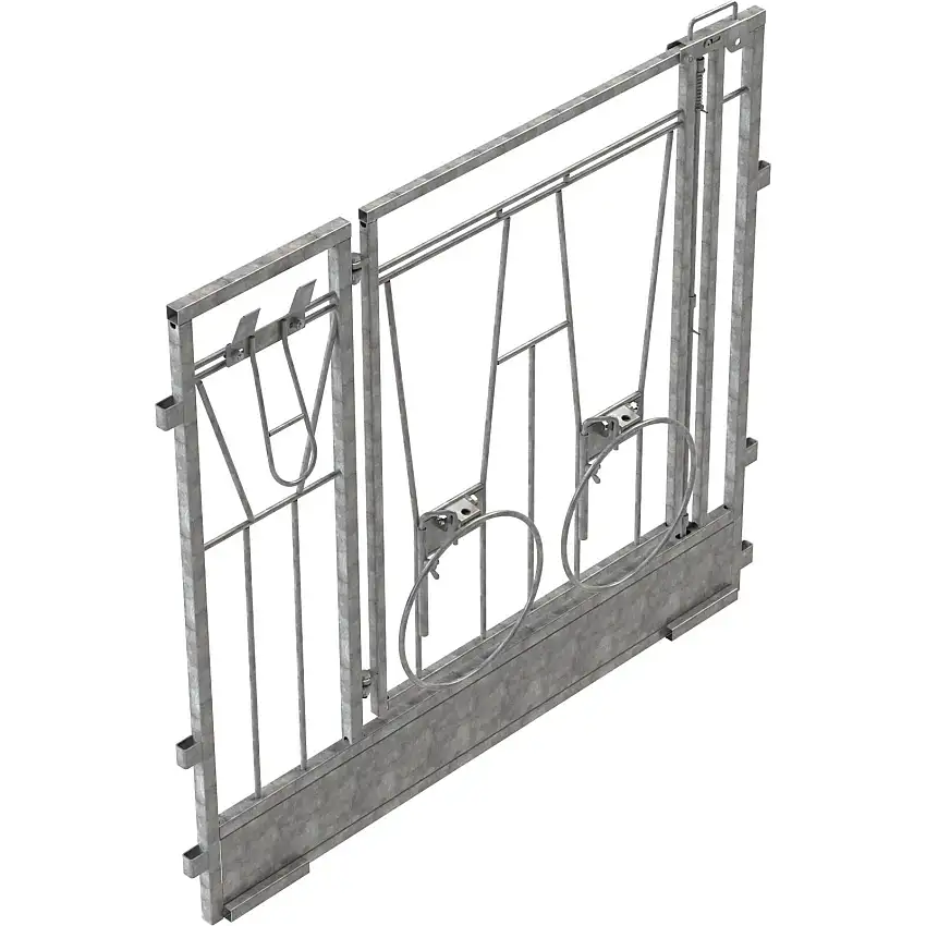 Panel trasero para box para terneros
