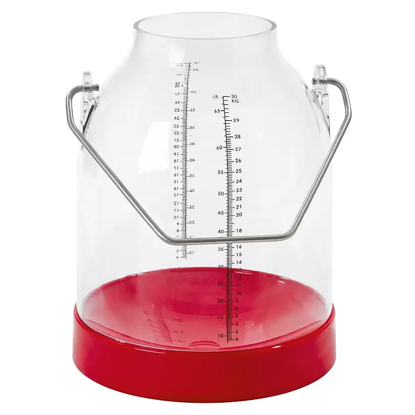 Cubo de leche de plástico estándar