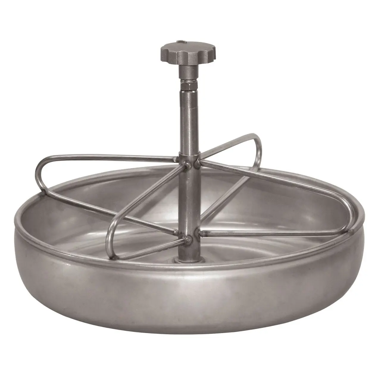 Comedero de acero inoxidable para lechones