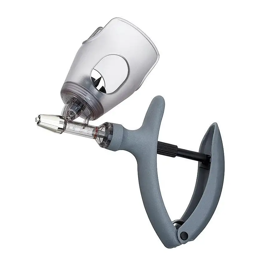 Jeringa con portabotellas Eco-Matic LL