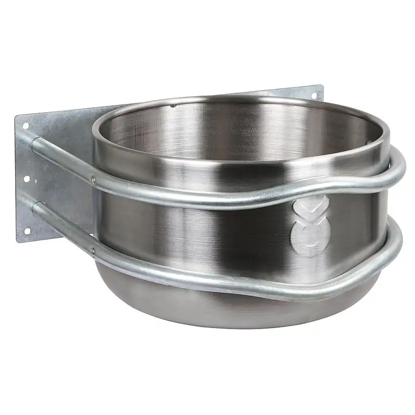 Comedero de inox/zinc con tapón
