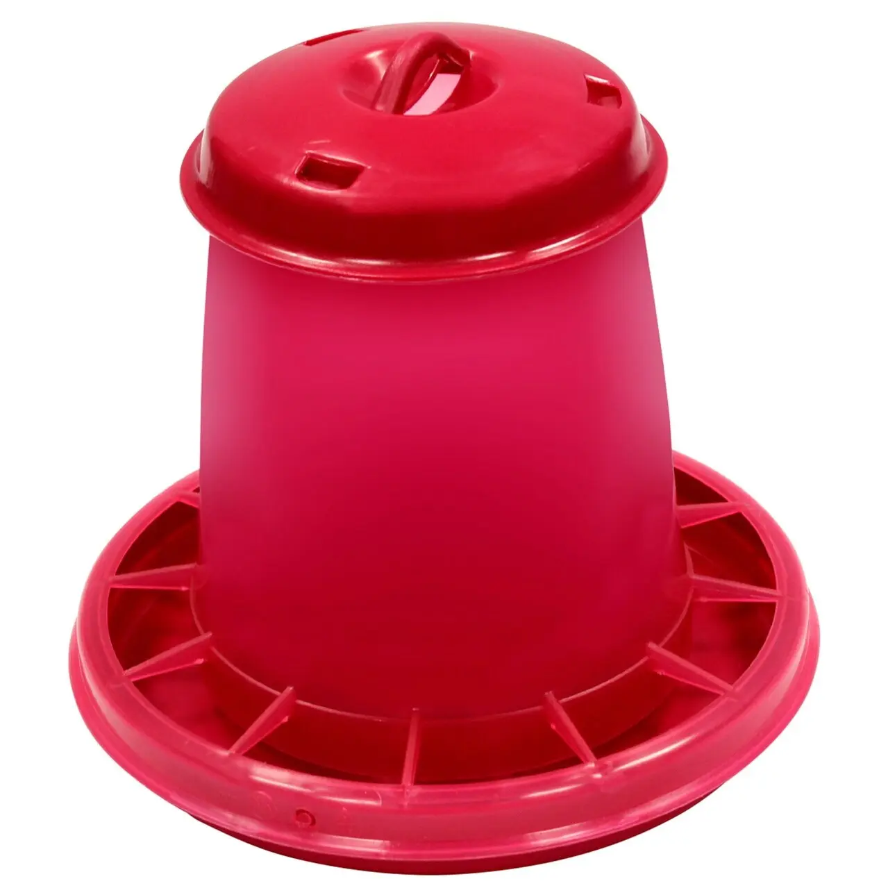 Alimentador de tolva fucsia