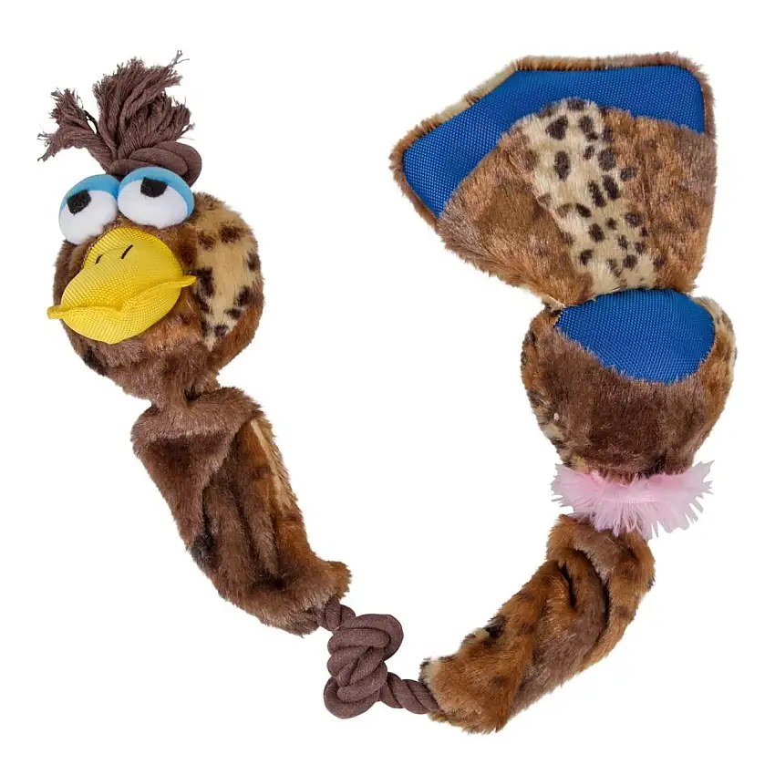 Juguete para perro pato Huggo (x1)