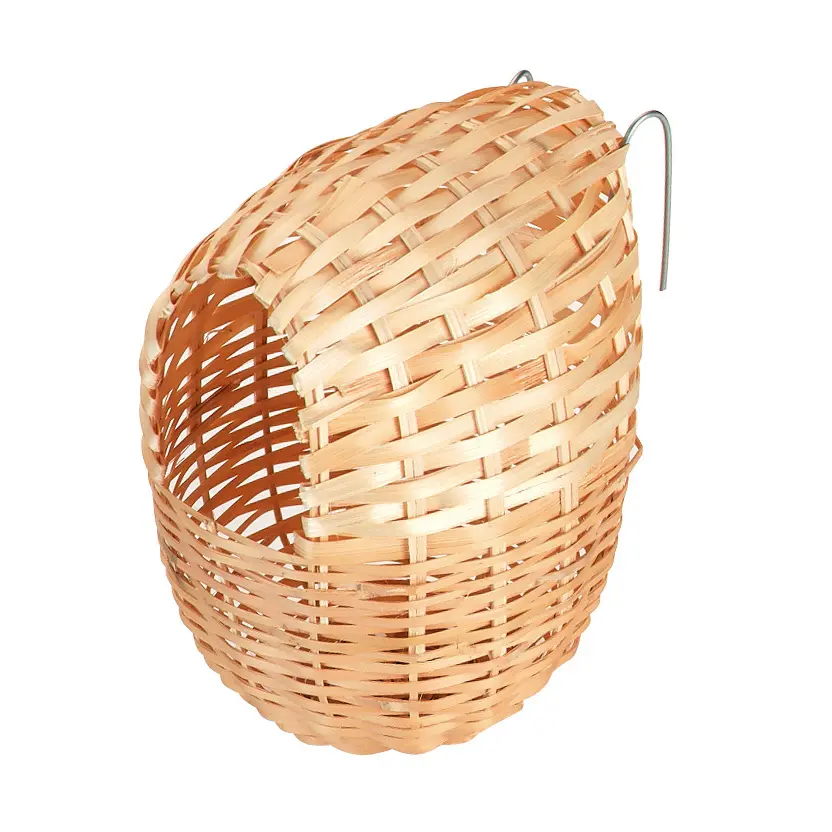 Nido de pájaro exótico de bambú