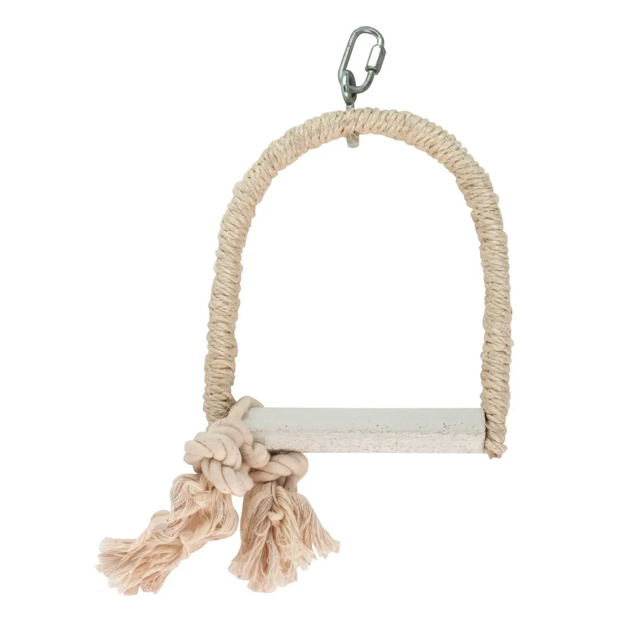 Columpio de sisal para pájaros