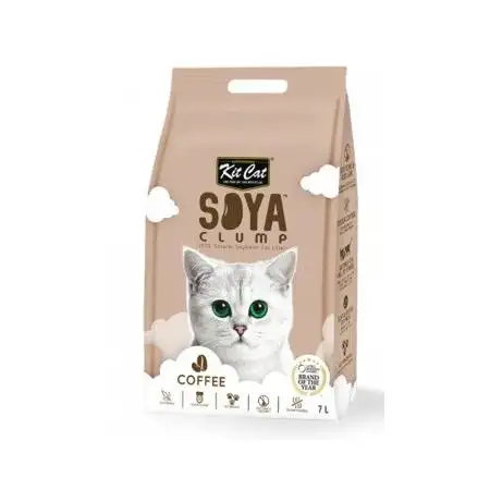 Kit Cat Arena Eco SoyaClump Café para Gatos
