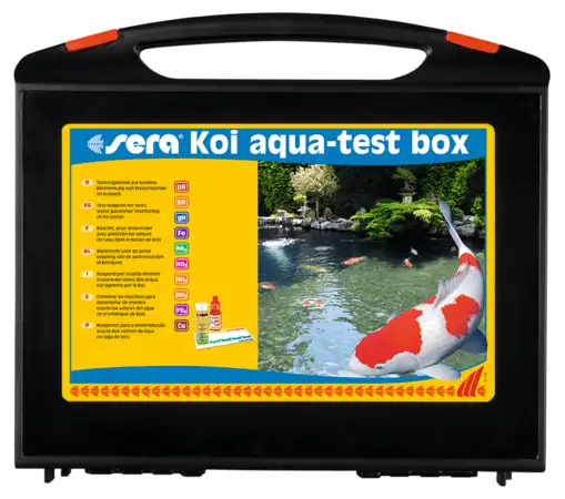 Sera Koi Aqua-Test Box Control del Agua para en Estanques