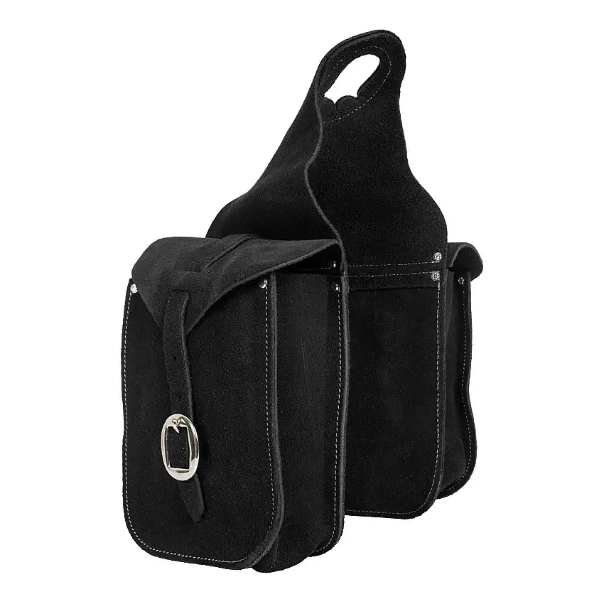 Silla de montar para caballo delantera de ante cuero