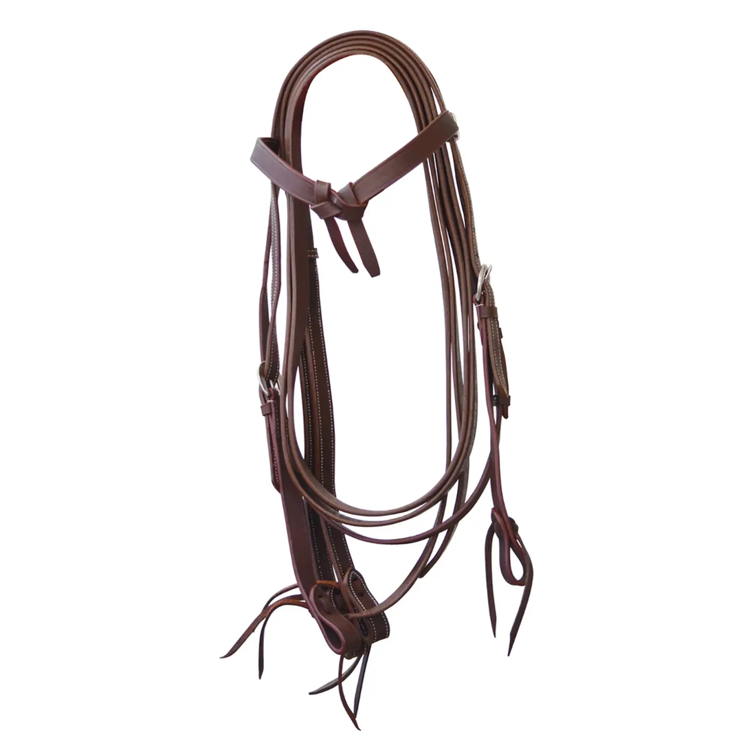 Bridones de equitación western para caballo arco de cuero suave con riendas