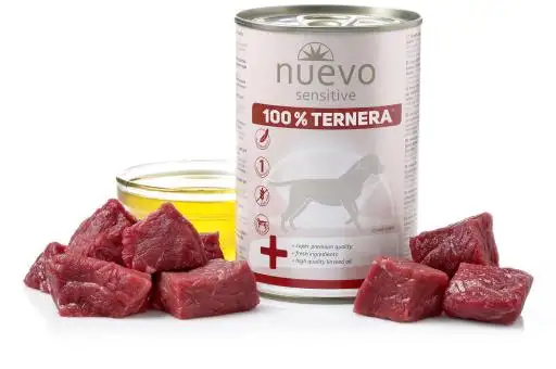 Nuevo Comida Húmeda Sensitive de Ternera