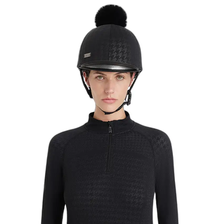 Gorra para casco de equitación con diseño de pata de gallo Aspen