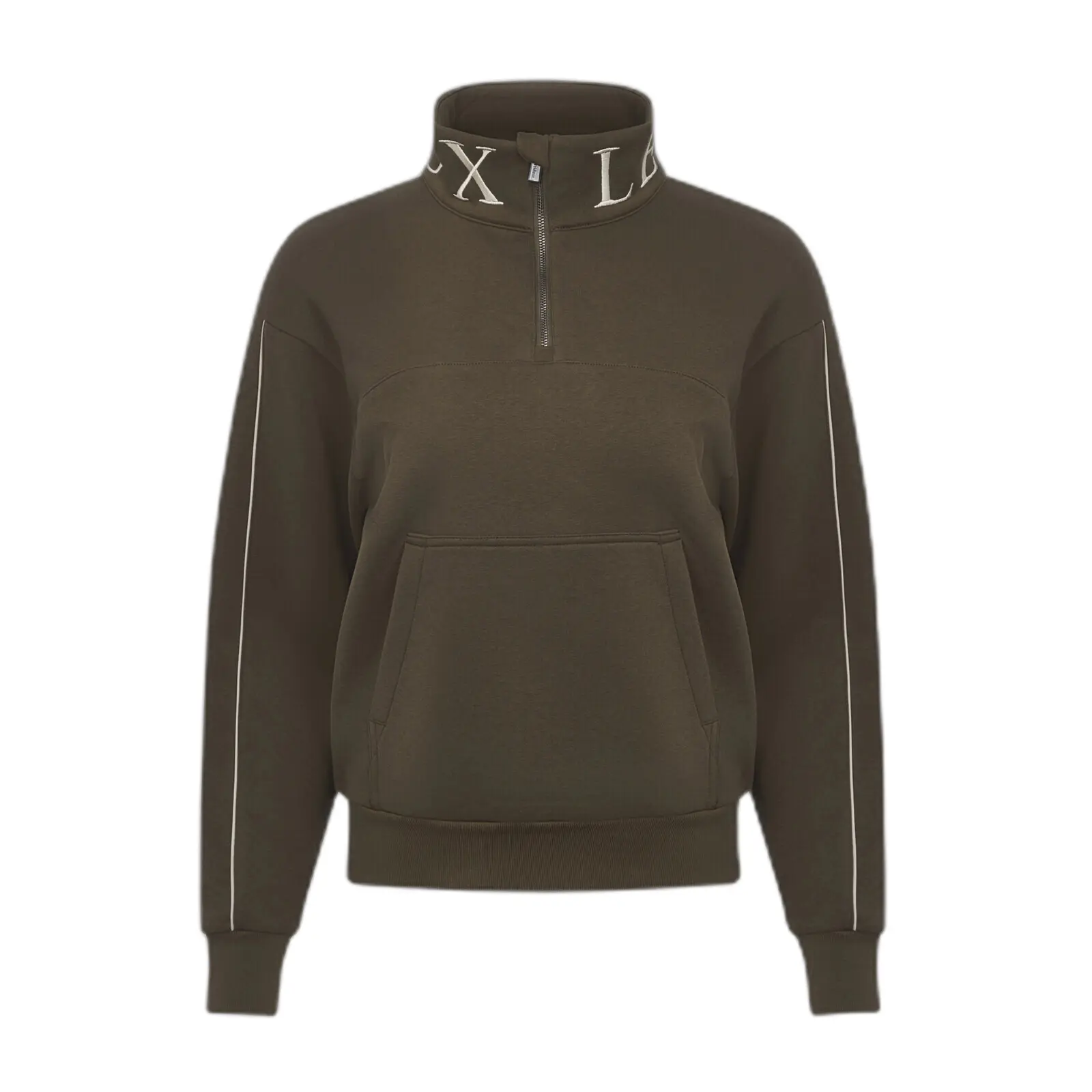 Sudadera de equitación con cuello con zipper para niño Rider Kate