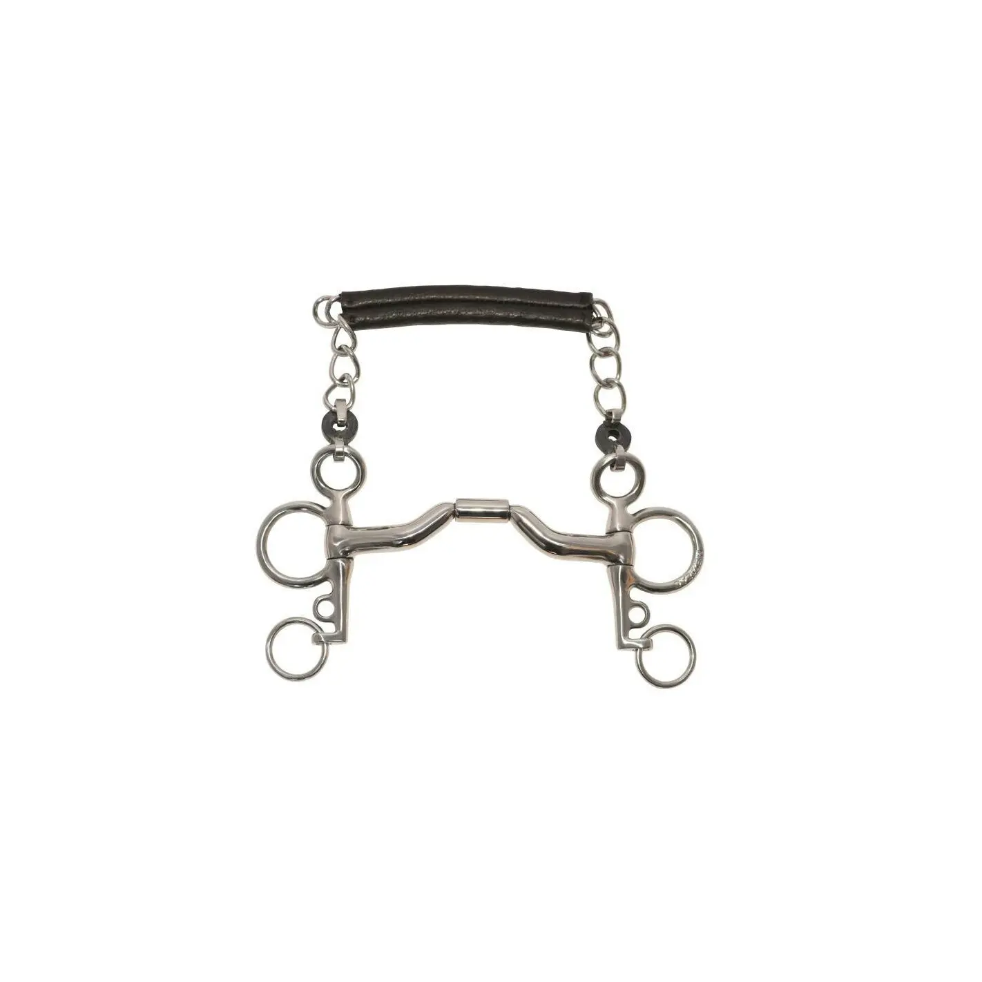 Pelham para el paso de la lengua de caballo doblada Elite
