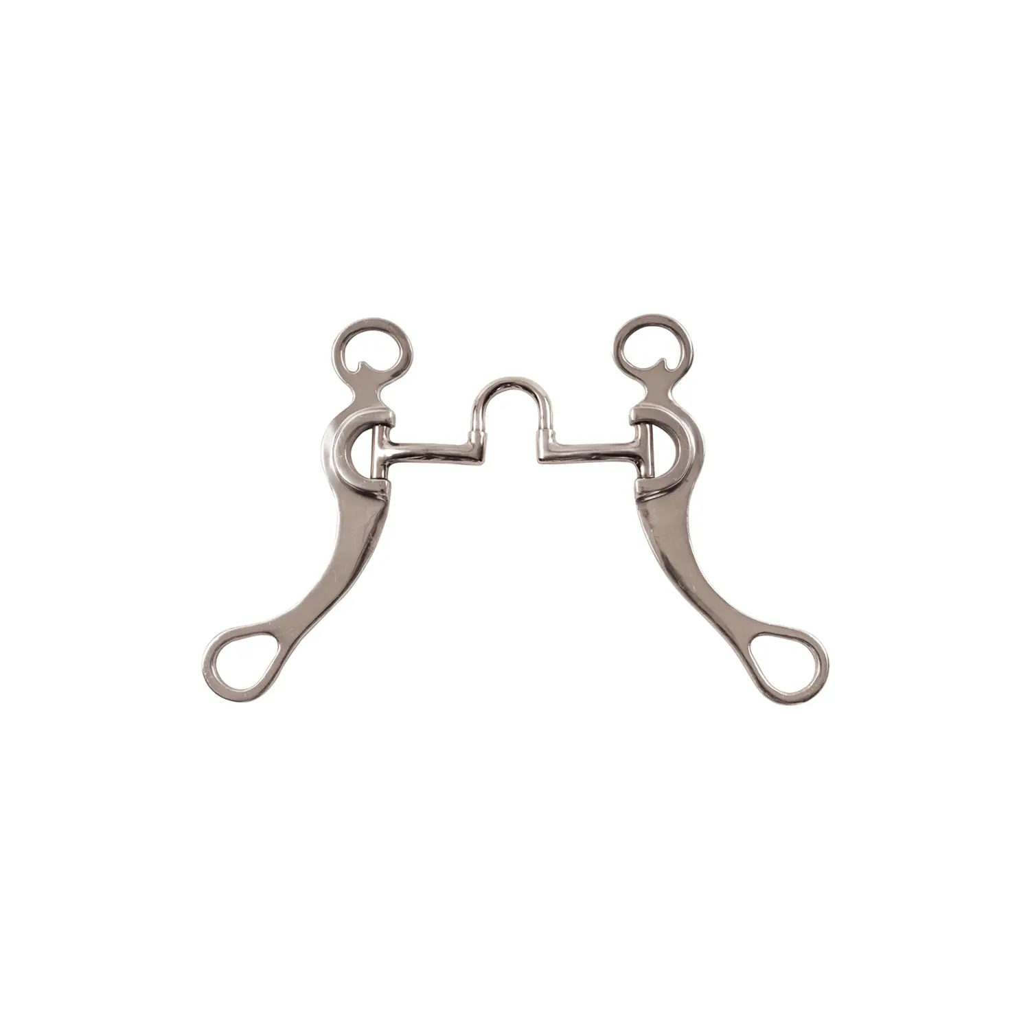 Mors de brida western para caballo en aluminio