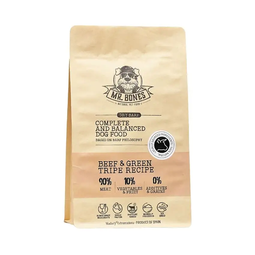 Mr. Bones Dieta BARF Deshidratada Ternera para Perro