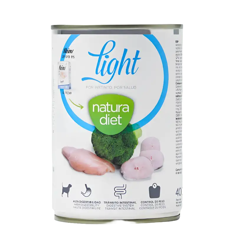 Natura Diet Lata Light para perros