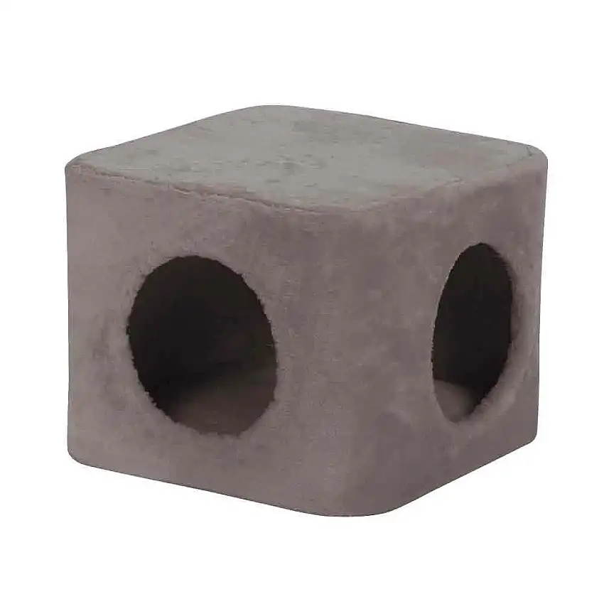 Poste rascador para gatos Starsystem Höhle Eckig De Luxe