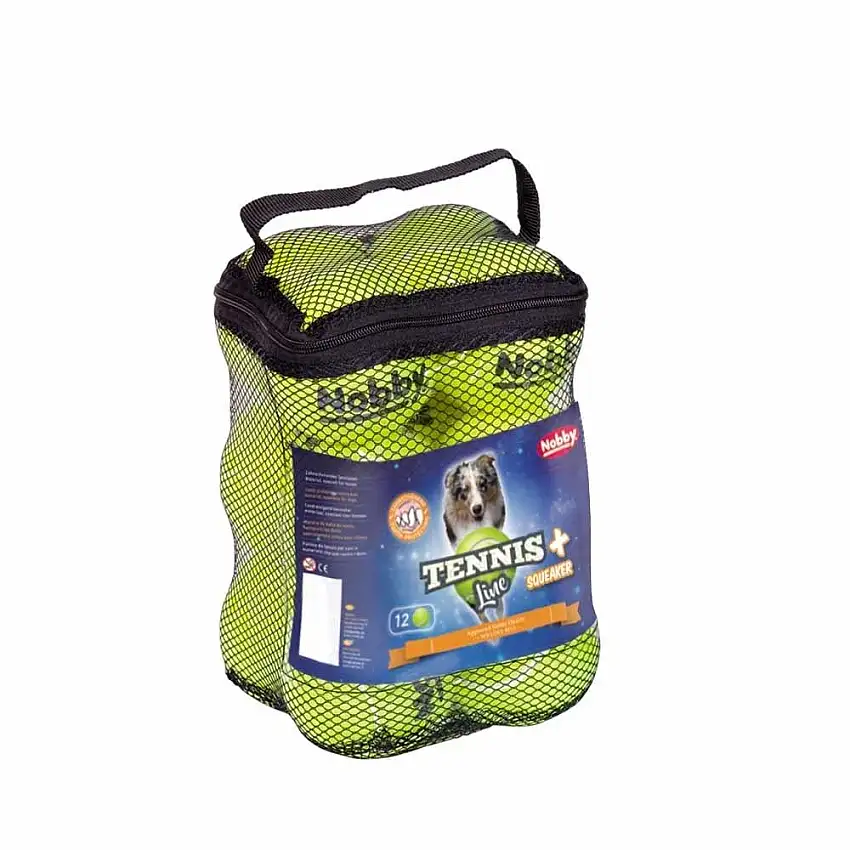 Pelota para perro con squeaker (x12)