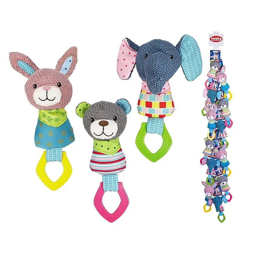 Peluches para perros en cinta cross merchandising (x12)