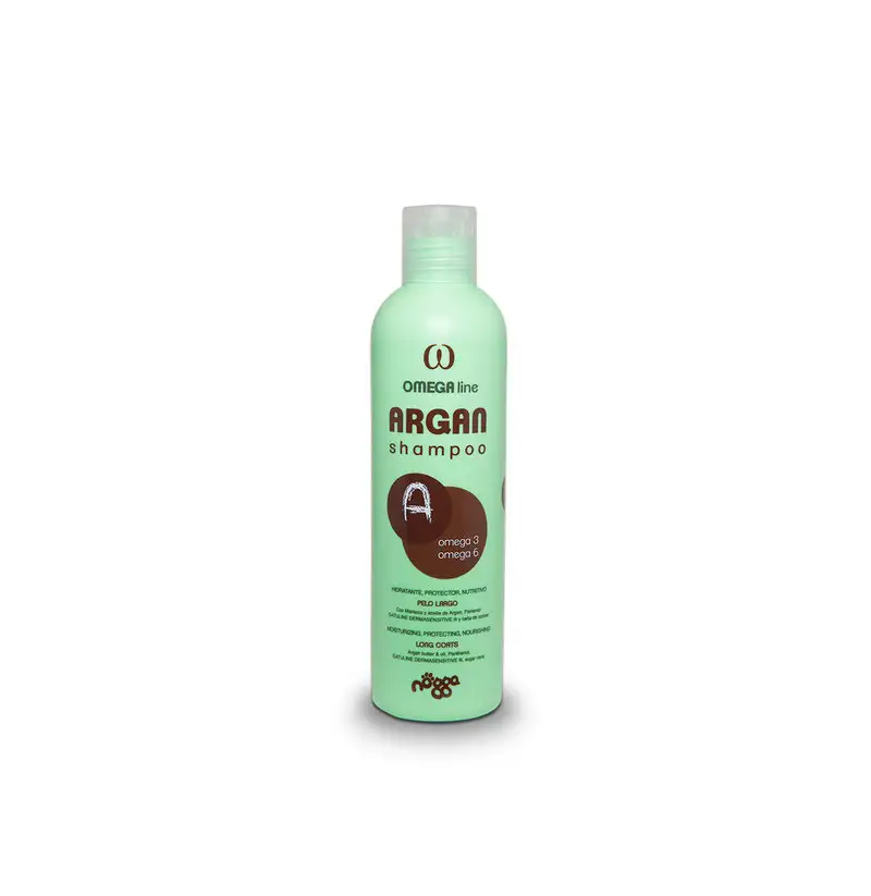 Nogga Argán Shampoo Omega para perros con pelo largo