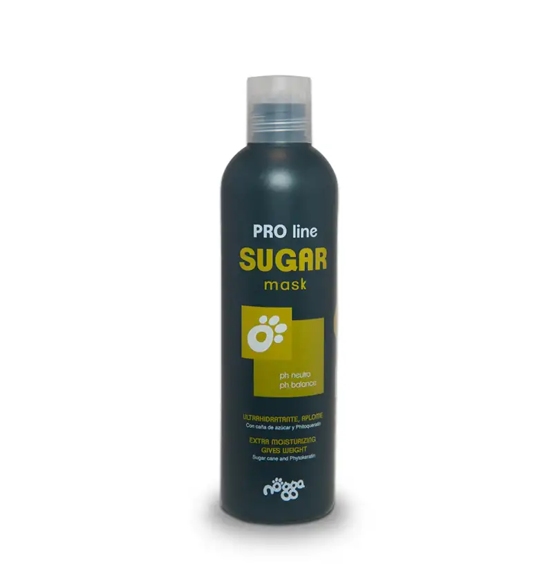 Nogga Sugar Mask mascarilla para perros con mantos largos y deshidratados
