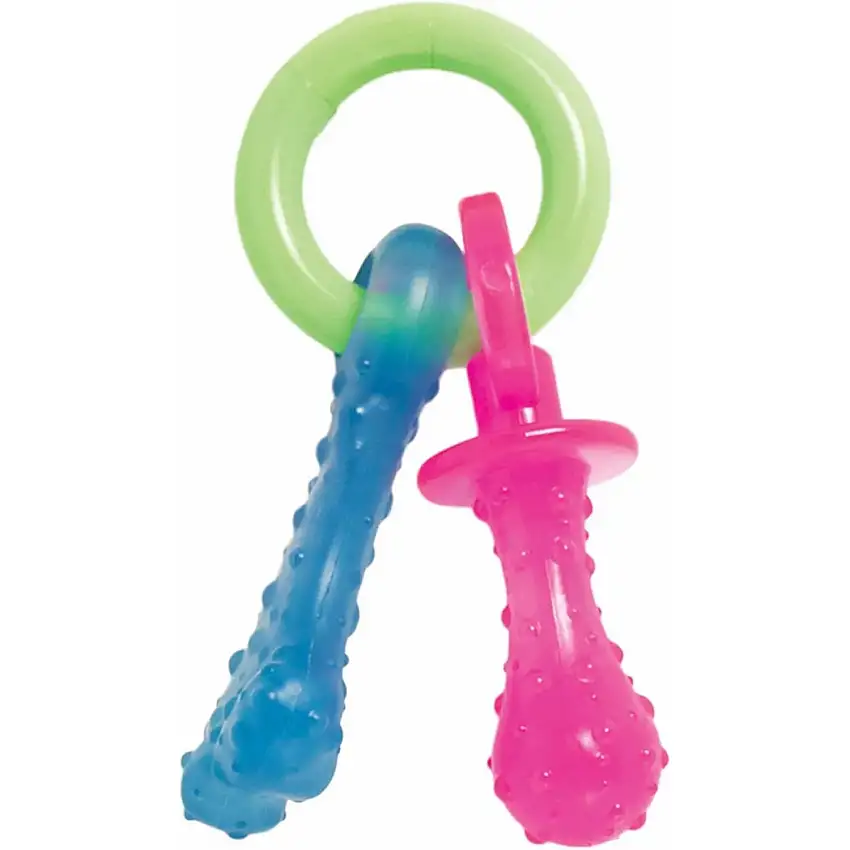 Juguete para perro Puppy Teething Pacifier - Bacon XS
