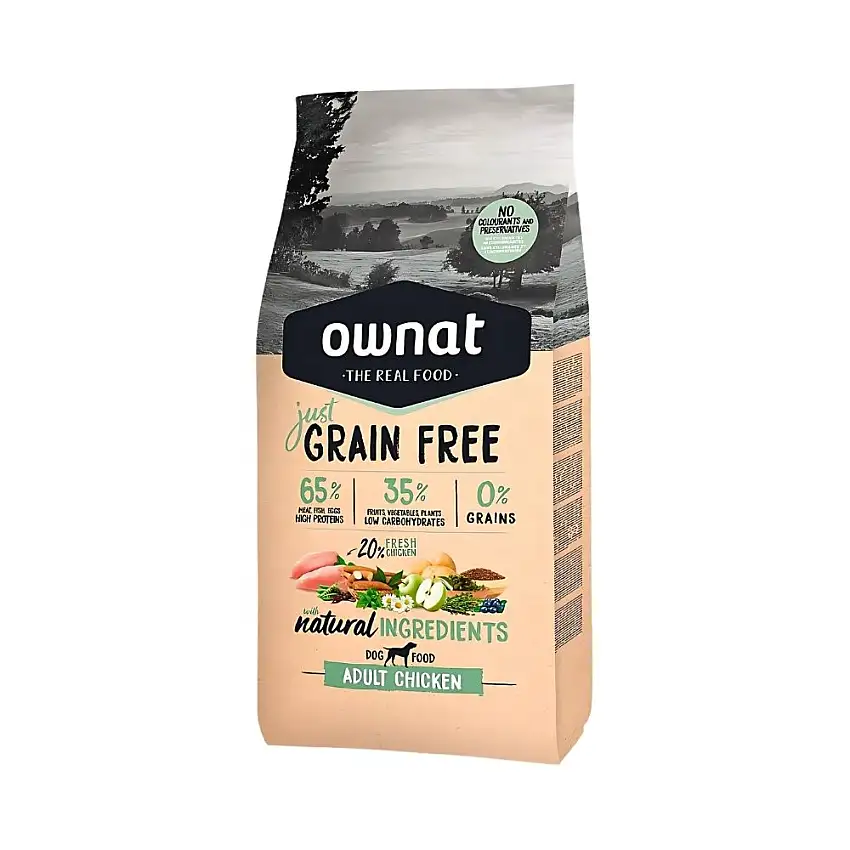 Ownat Just Adult Pienso de Pollo Natural para Perro