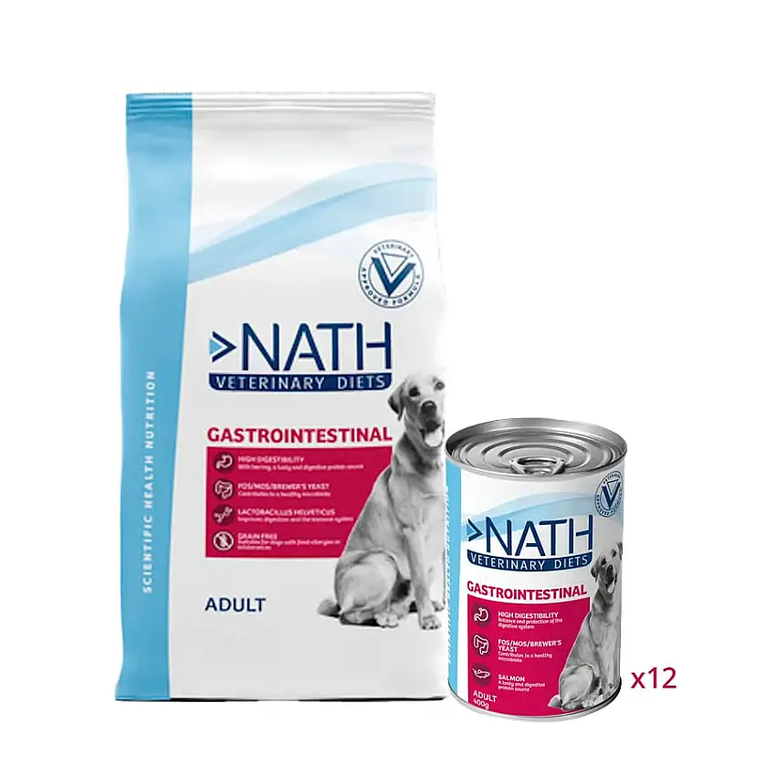 Pack Nath Gastrointestinal - pienso y comida húmeda para perro