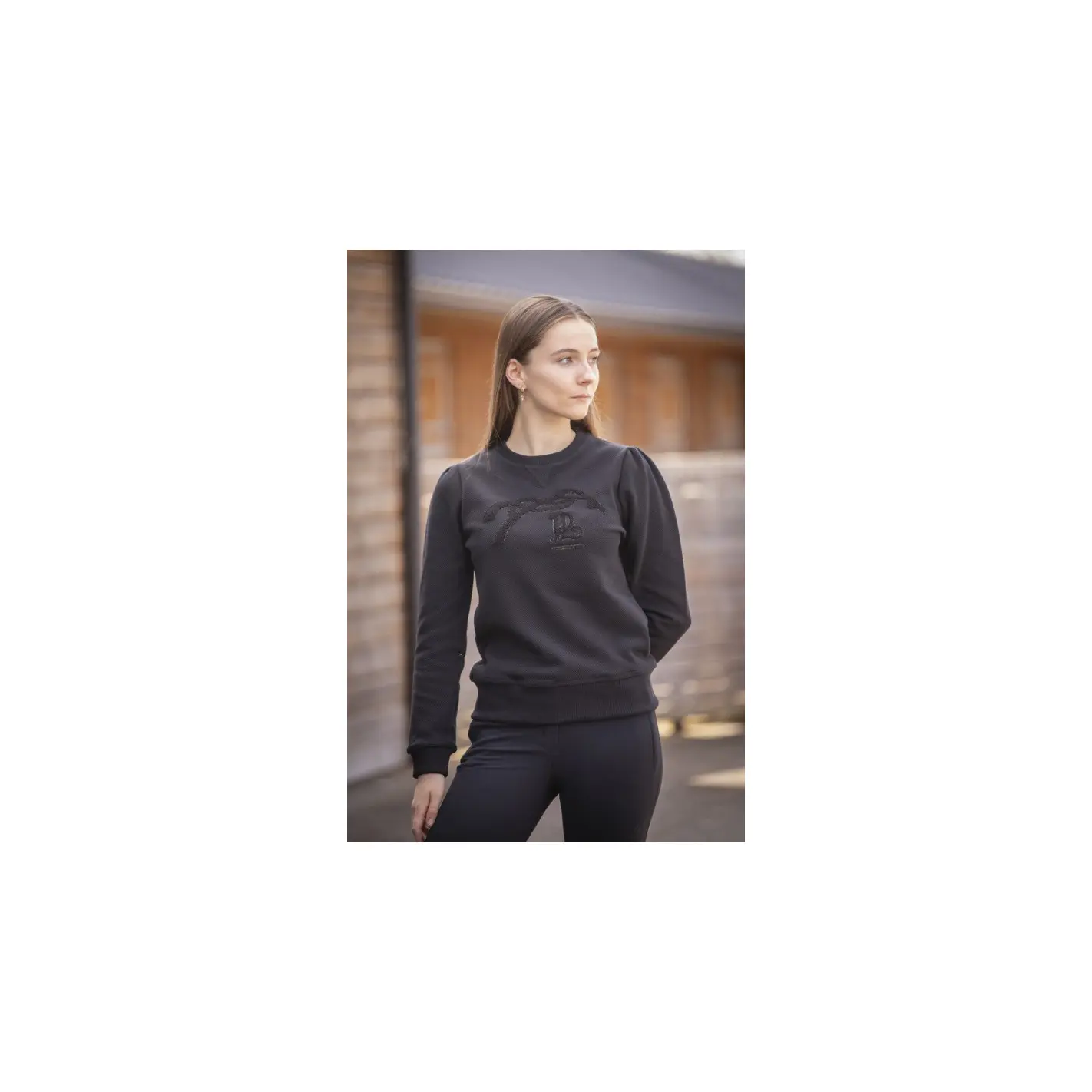 Sudadera de equitación con cremallera Clotilde