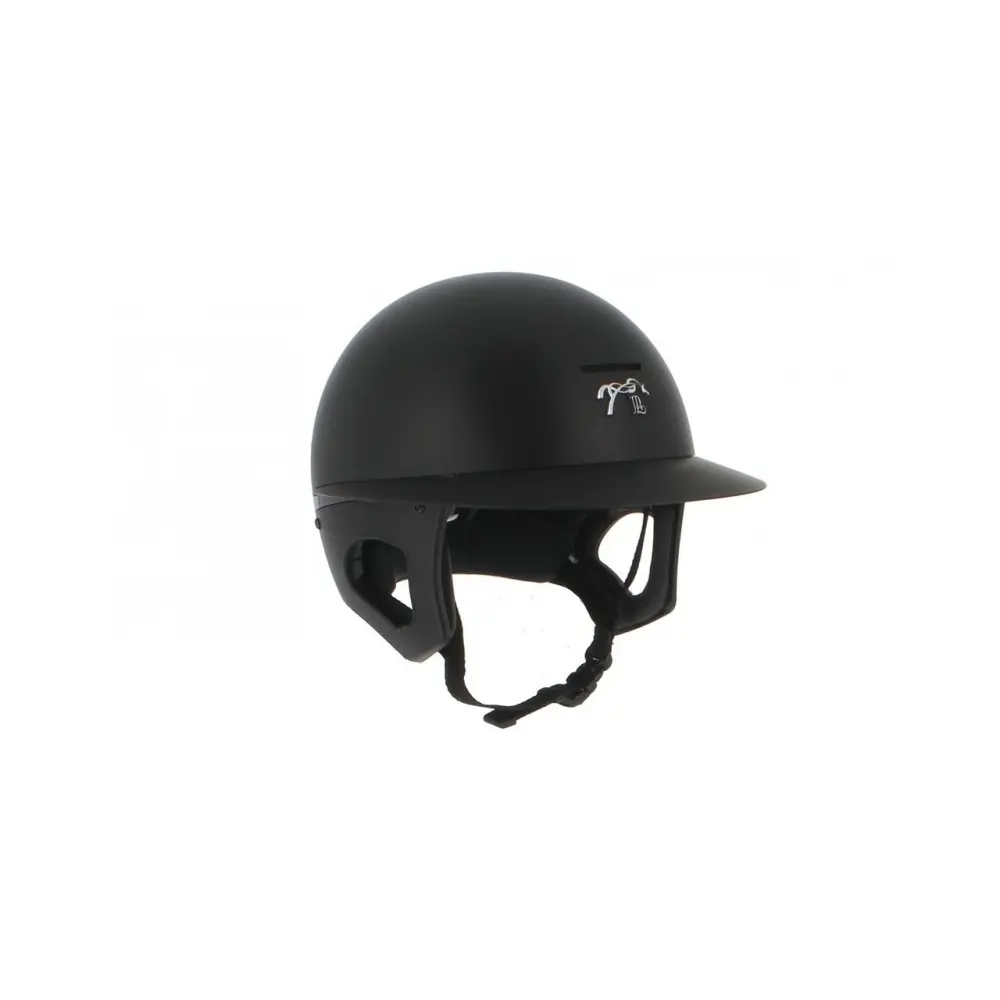 Casco de equitación con visera de polo