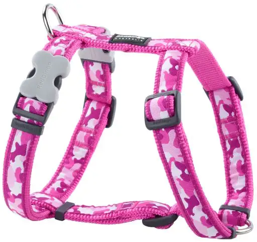 Red Dingo Arnés Camuflaje Rosa