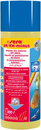 Sera PH/KH-minus Reduce y Regula el valor de pH y la dureza de Carbonatos
