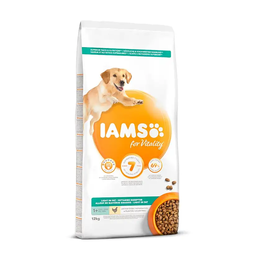 IAMS for Vitality Adult Light Pollo pienso para perros