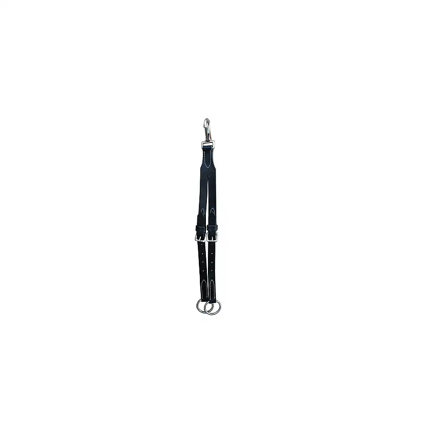 Horquilla de martingale de cuero graso 2 ajustes
