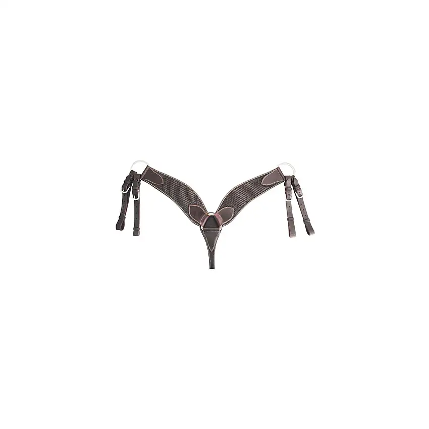 Collar de caza ancho de cuero
