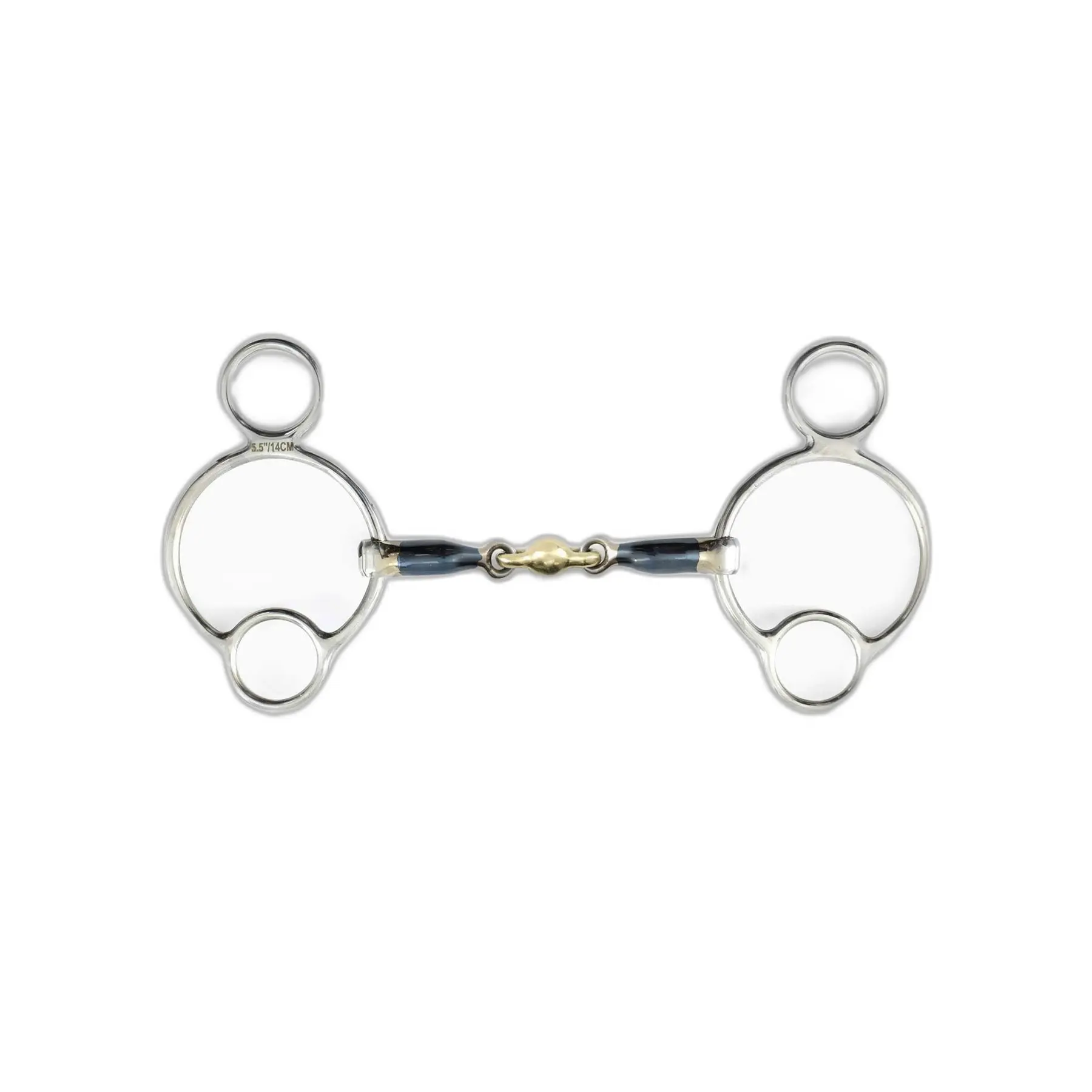 Bocado Pessoa para caballos de doble articulación