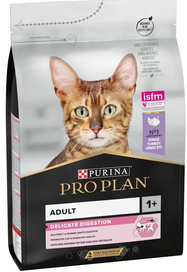 PRO PLAN DELICATE DIGESTION pienso para gato con pavo