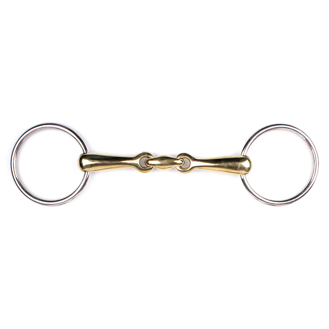Mors de doble rotura en maillechort argentan Argentan