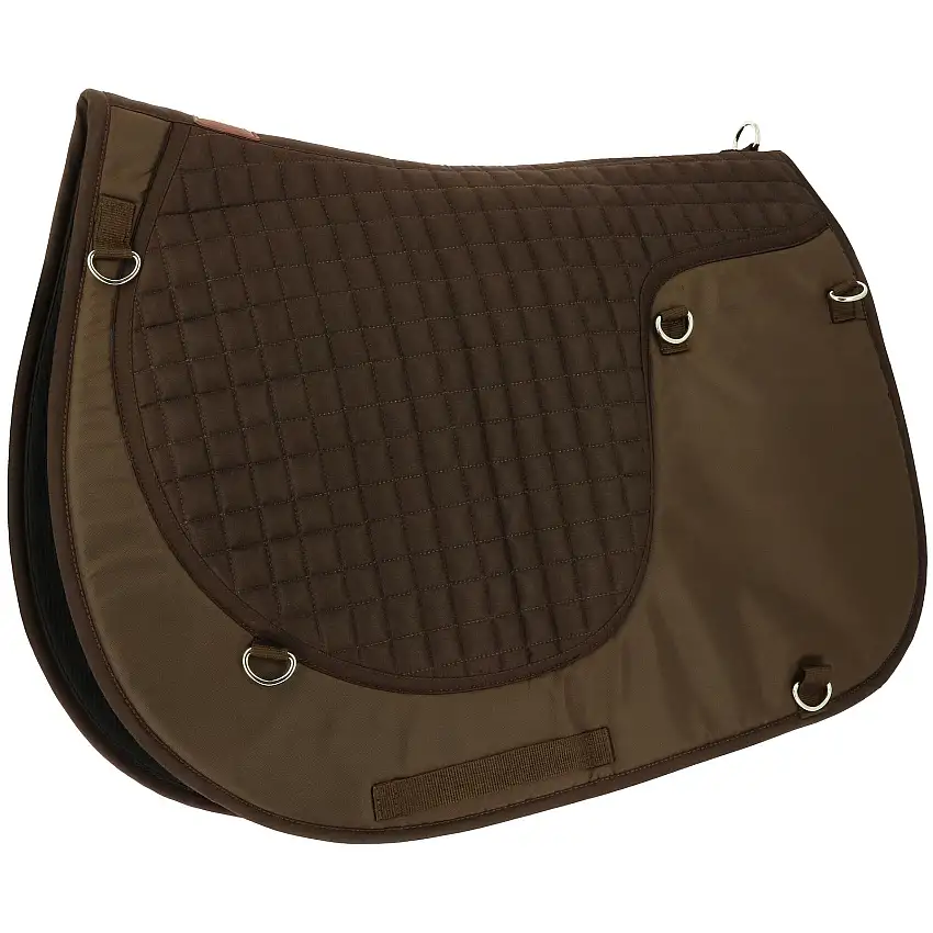 Silla de montar para caballo con 4 alforjas