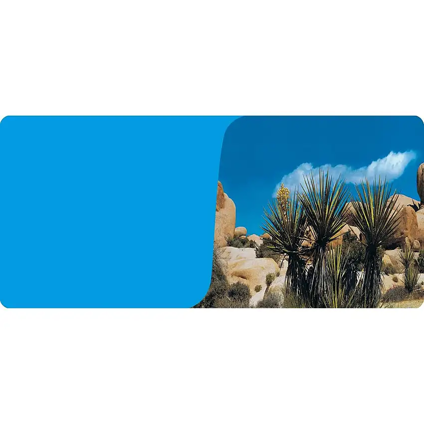 Cartel 2 caras 1 rollo de 15 metros Desert/Bleu Terrarium