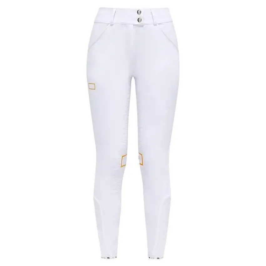 Pantalones de montar de cintura alta y agarre medio para mujer
