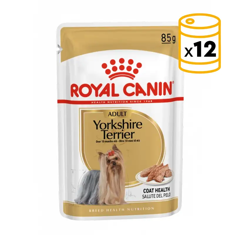 Royal Canin Comida Húmeda Para Perro Yorkshire Terrier Adulto En Bolsitas