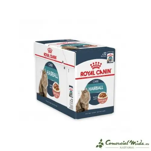 Salsa ROYAL CANIN HAIRBALL CARE Control de Bolas de Pelo en Gatos 12x85gr